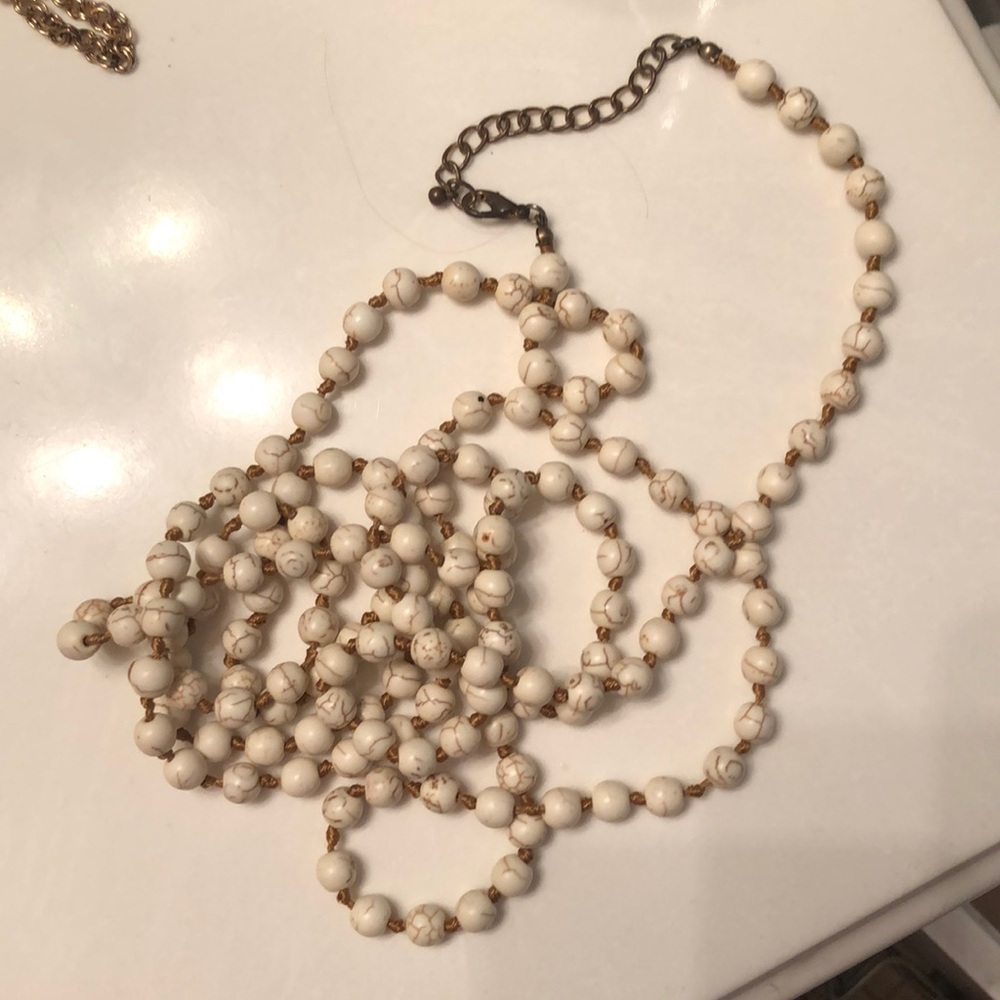 long pearl wrap necklace